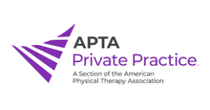 Logo of APTA Private Practice to show partnerships helping private practice owners get higher reimbursements.